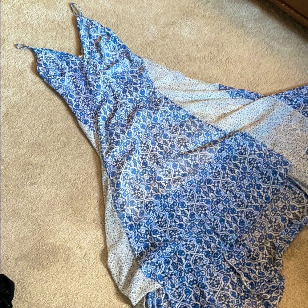 South Moon Maxi Dress blue floral XS